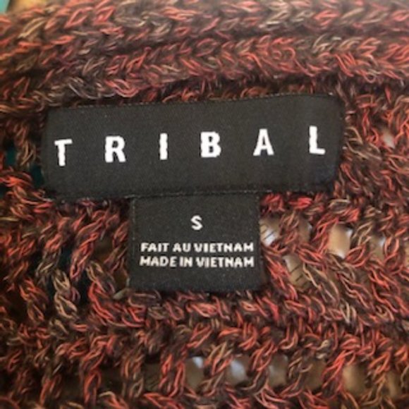 Tribal Open Knit Sweater, Small - Picture 6 of 7